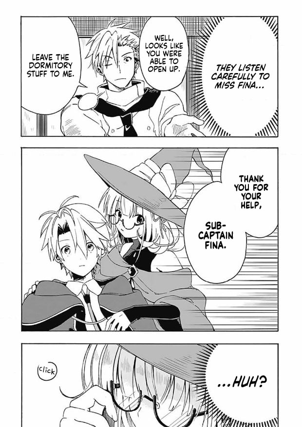 The guide with glasses is too careless page 13