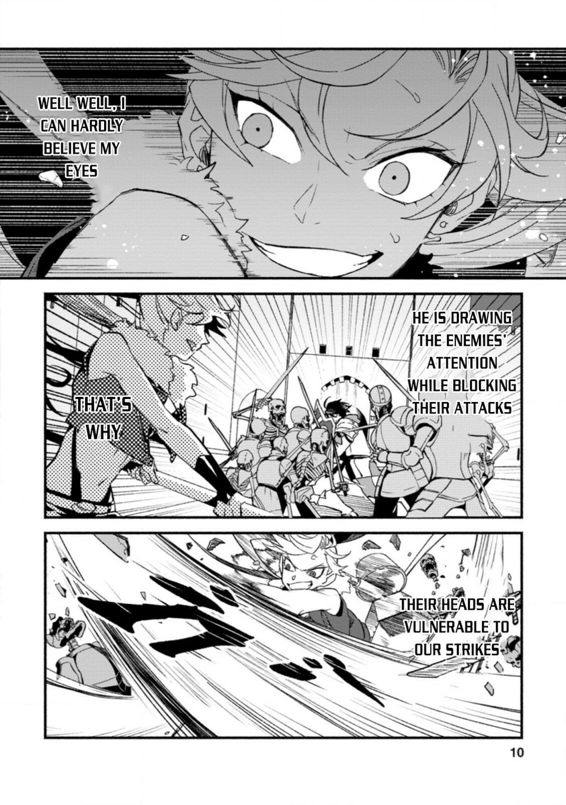 Sono Monban, Saikyou Nitsuki: Tsuihou Sareta Bougyo Ryoku 9999 no Senshi, Outo no Monban Toshite Musou Suru – Chapter 6 page 7