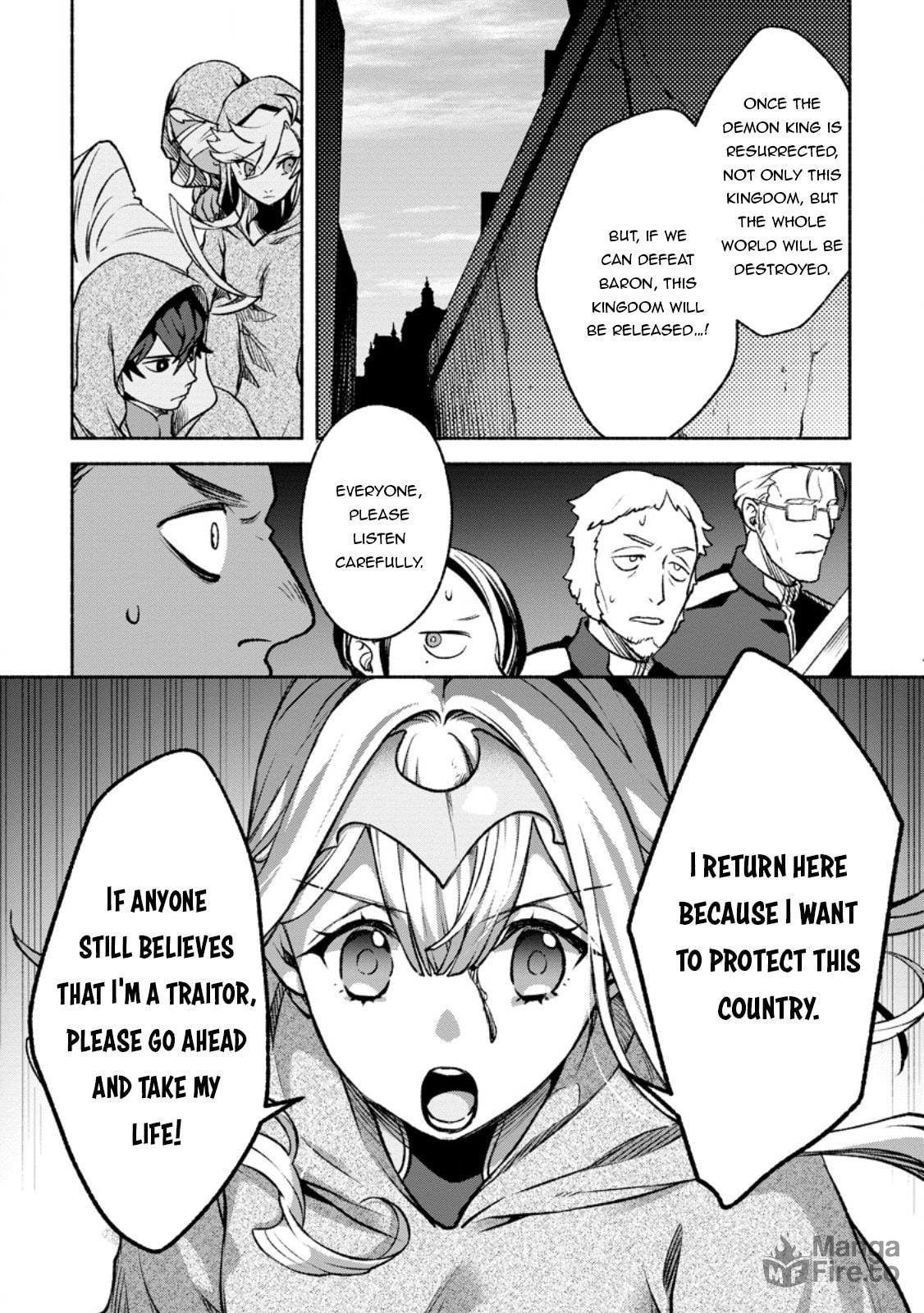 Sono Monban, Saikyou Nitsuki: Tsuihou Sareta Bougyo Ryoku 9999 no Senshi, Outo no Monban Toshite Musou Suru – Chapter 29 page 11
