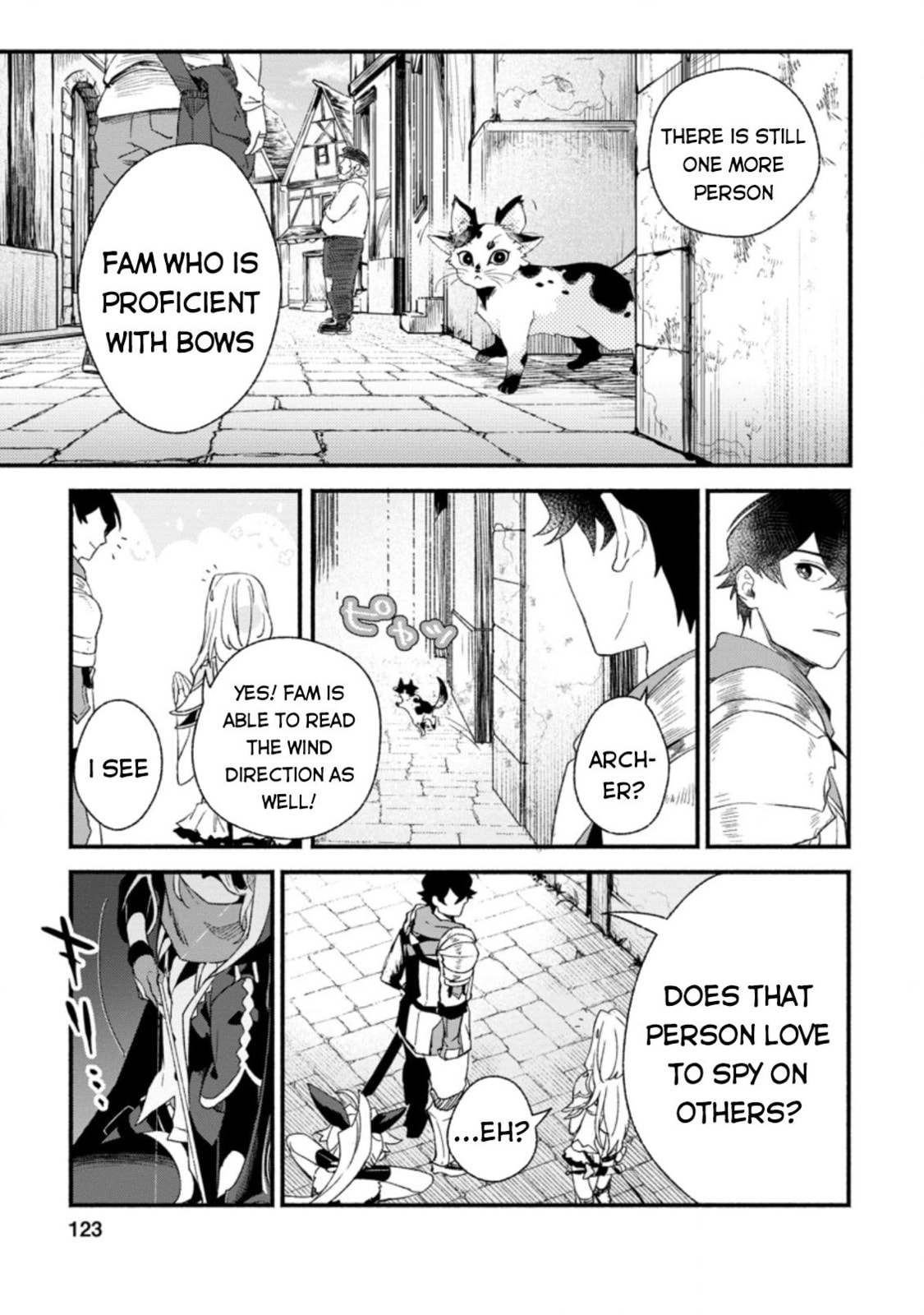 Sono Monban, Saikyou Nitsuki: Tsuihou Sareta Bougyo Ryoku 9999 no Senshi, Outo no Monban Toshite Musou Suru – Chapter 5 page 1
