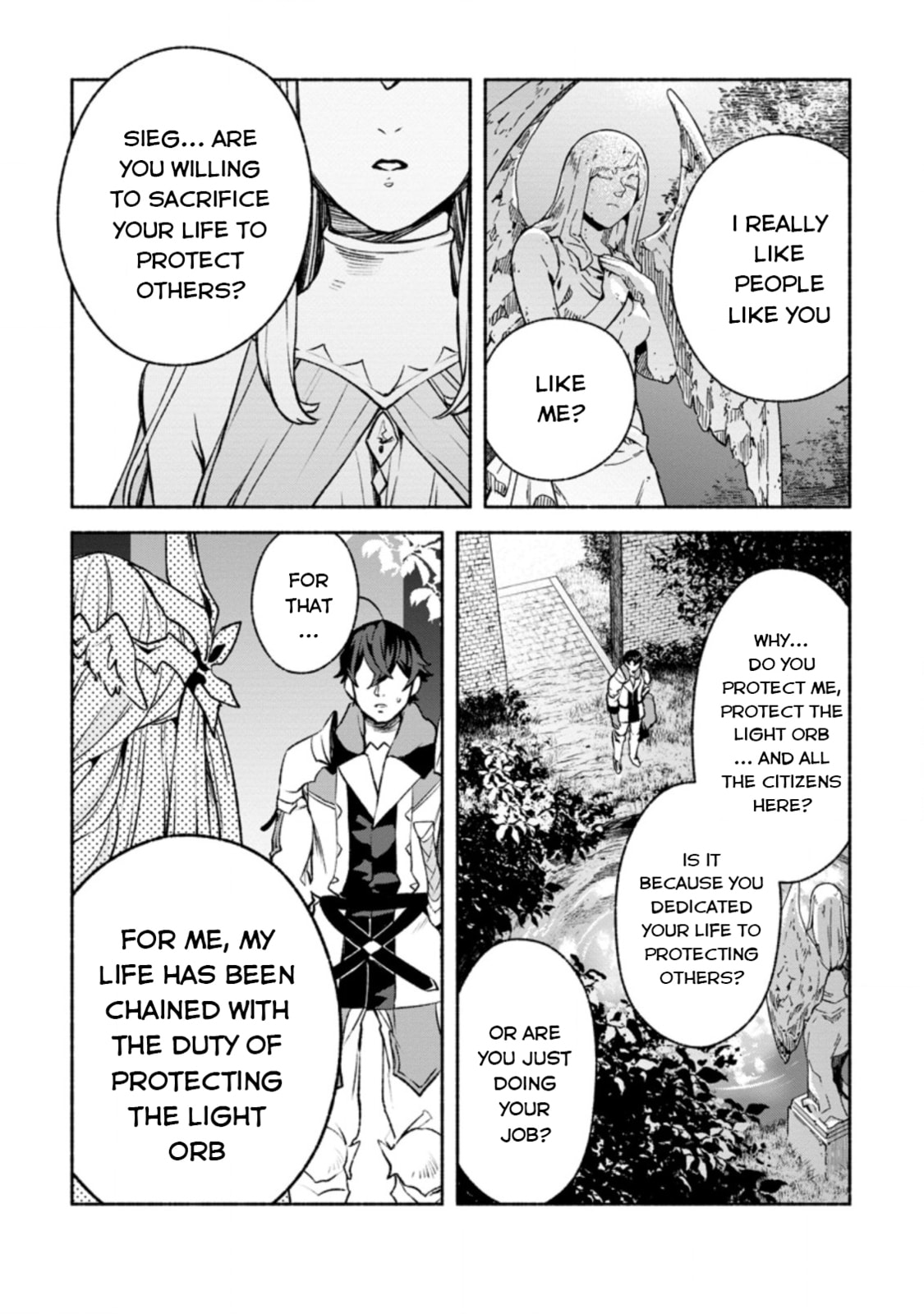 Sono Monban, Saikyou Nitsuki: Tsuihou Sareta Bougyo Ryoku 9999 no Senshi, Outo no Monban Toshite Musou Suru – Chapter 16 page 27