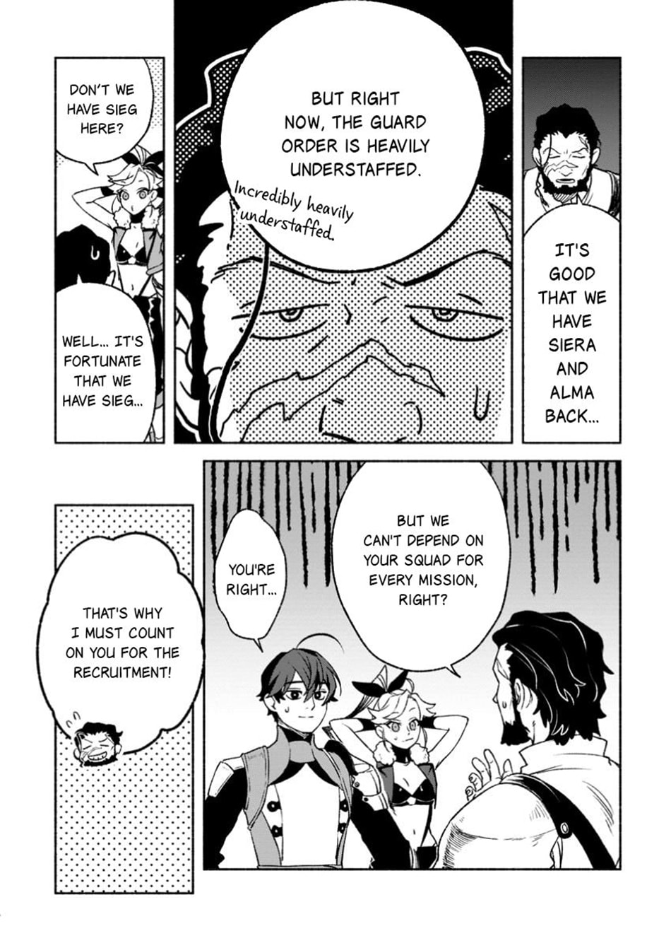 Sono Monban, Saikyou Nitsuki: Tsuihou Sareta Bougyo Ryoku 9999 no Senshi, Outo no Monban Toshite Musou Suru – Chapter 35 page 16