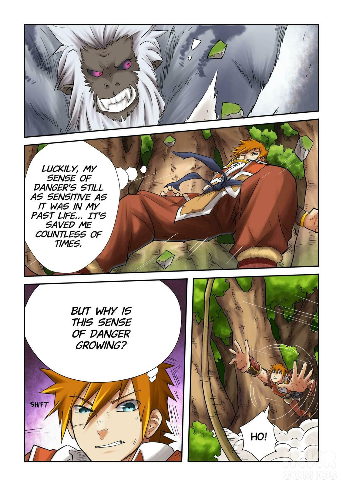 Pursuit in the Forest page 6