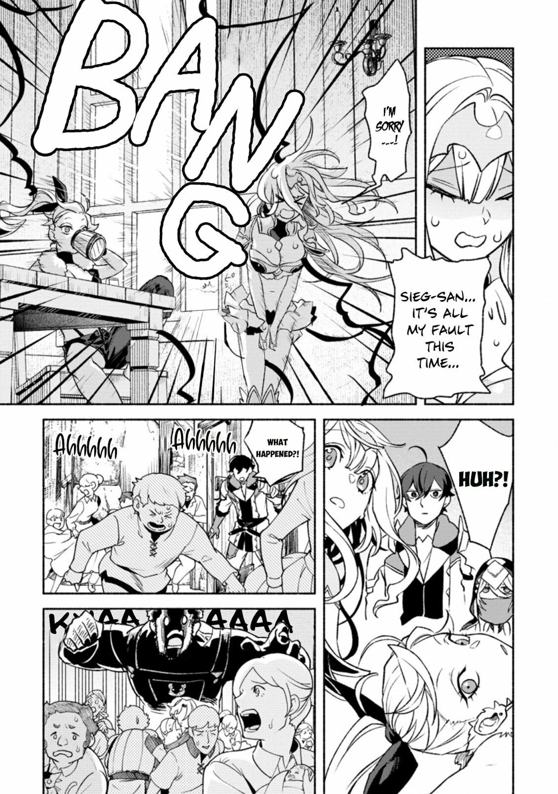 Sono Monban, Saikyou Nitsuki: Tsuihou Sareta Bougyo Ryoku 9999 no Senshi, Outo no Monban Toshite Musou Suru – Chapter 13 page 15