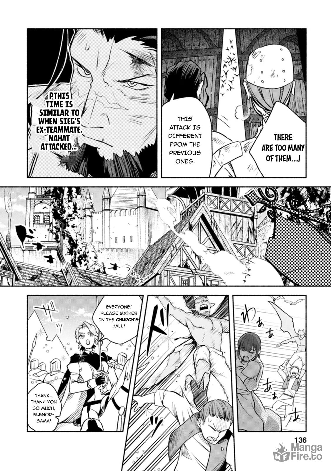 Sono Monban, Saikyou Nitsuki: Tsuihou Sareta Bougyo Ryoku 9999 no Senshi, Outo no Monban Toshite Musou Suru – Chapter 30 page 2