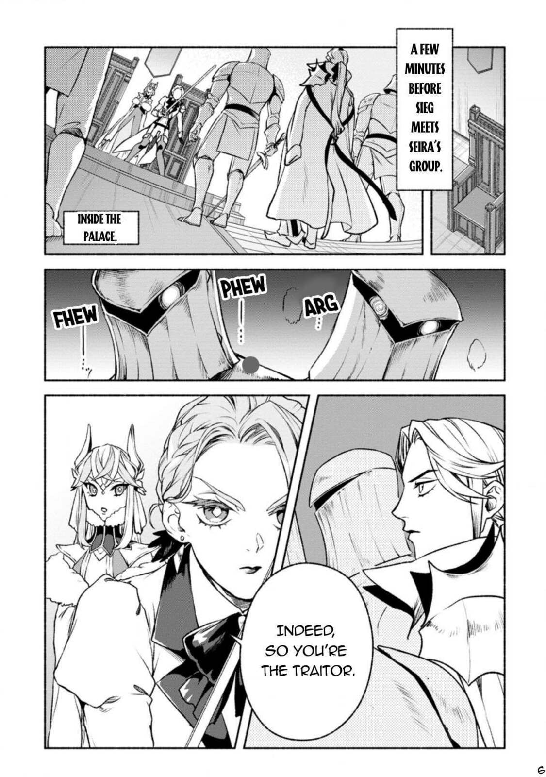 Sono Monban, Saikyou Nitsuki: Tsuihou Sareta Bougyo Ryoku 9999 no Senshi, Outo no Monban Toshite Musou Suru – Chapter 19 page 6