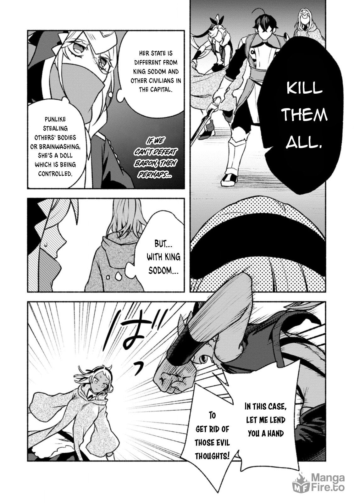 Sono Monban, Saikyou Nitsuki: Tsuihou Sareta Bougyo Ryoku 9999 no Senshi, Outo no Monban Toshite Musou Suru – Chapter 29 page 23