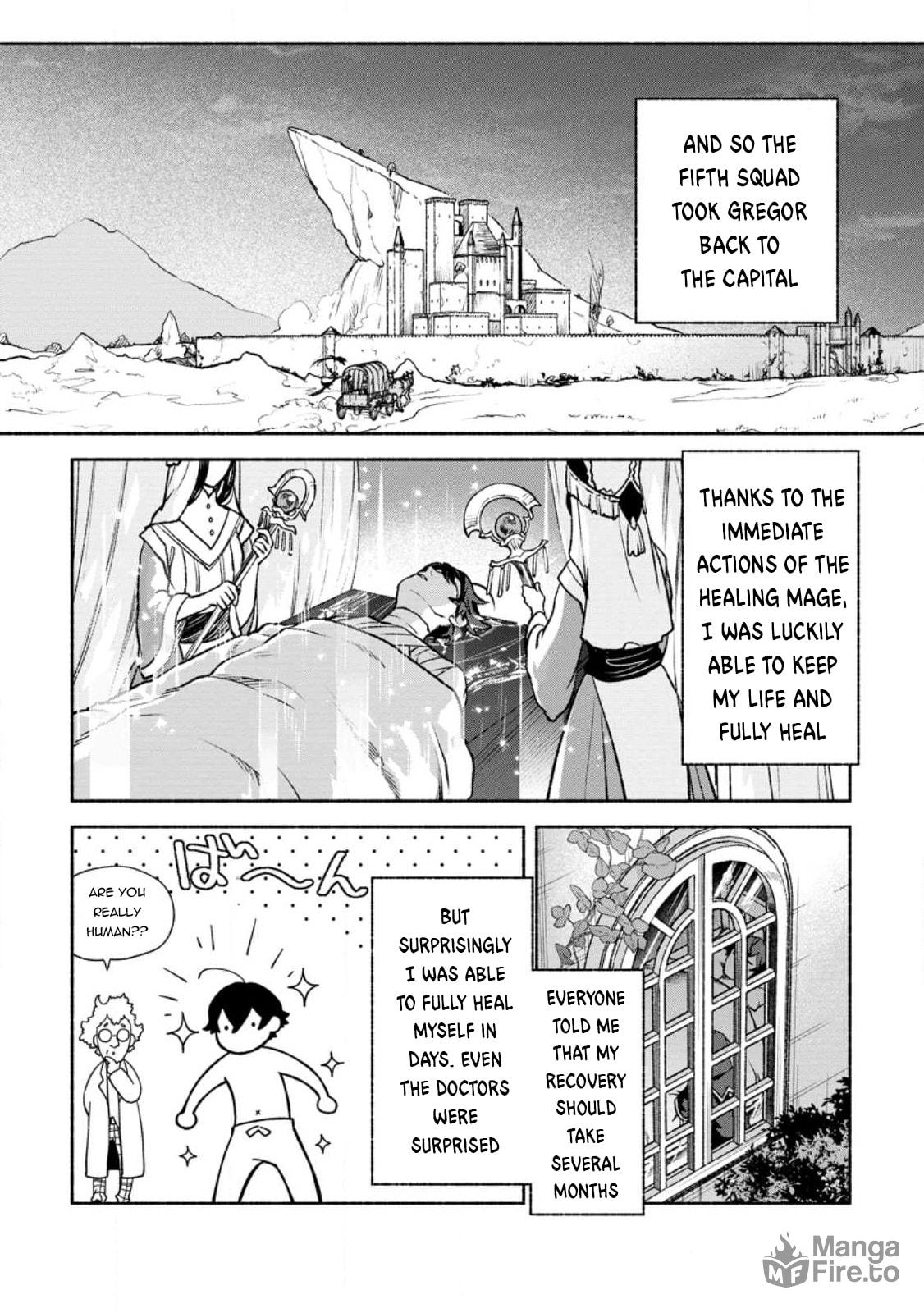 Sono Monban, Saikyou Nitsuki: Tsuihou Sareta Bougyo Ryoku 9999 no Senshi, Outo no Monban Toshite Musou Suru – Chapter 21 page 19