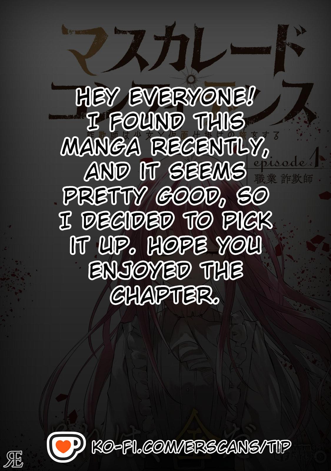 Masquerade Confidence: The Conman and the Girl’s Masked Journey – Chapter 1 page 34