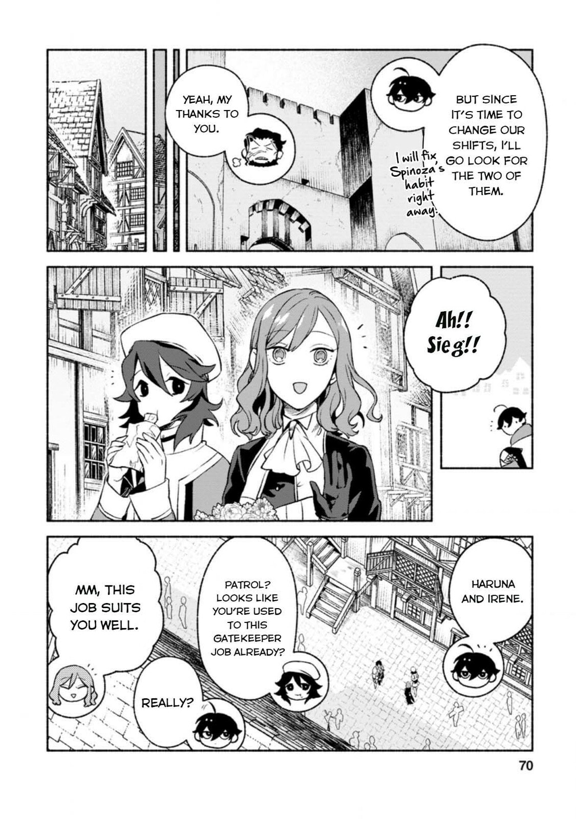 Sono Monban, Saikyou Nitsuki: Tsuihou Sareta Bougyo Ryoku 9999 no Senshi, Outo no Monban Toshite Musou Suru – Chapter 13 page 6