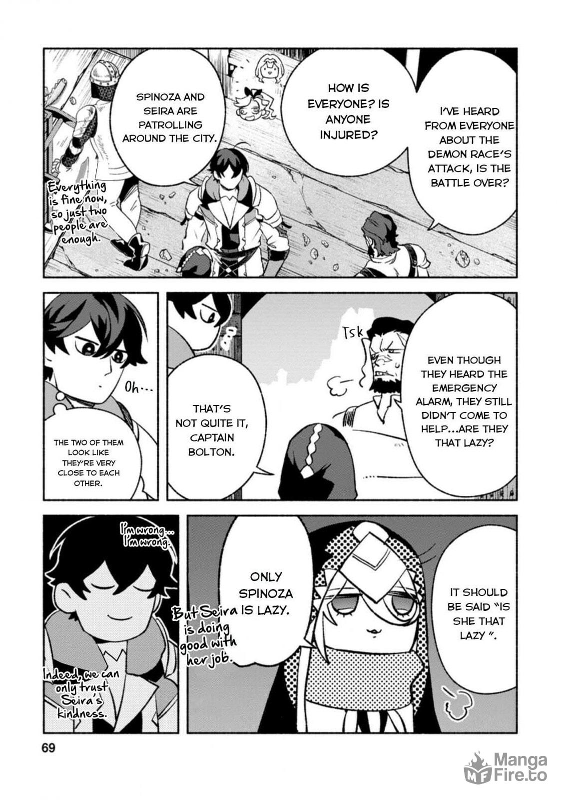 Sono Monban, Saikyou Nitsuki: Tsuihou Sareta Bougyo Ryoku 9999 no Senshi, Outo no Monban Toshite Musou Suru – Chapter 13 page 5