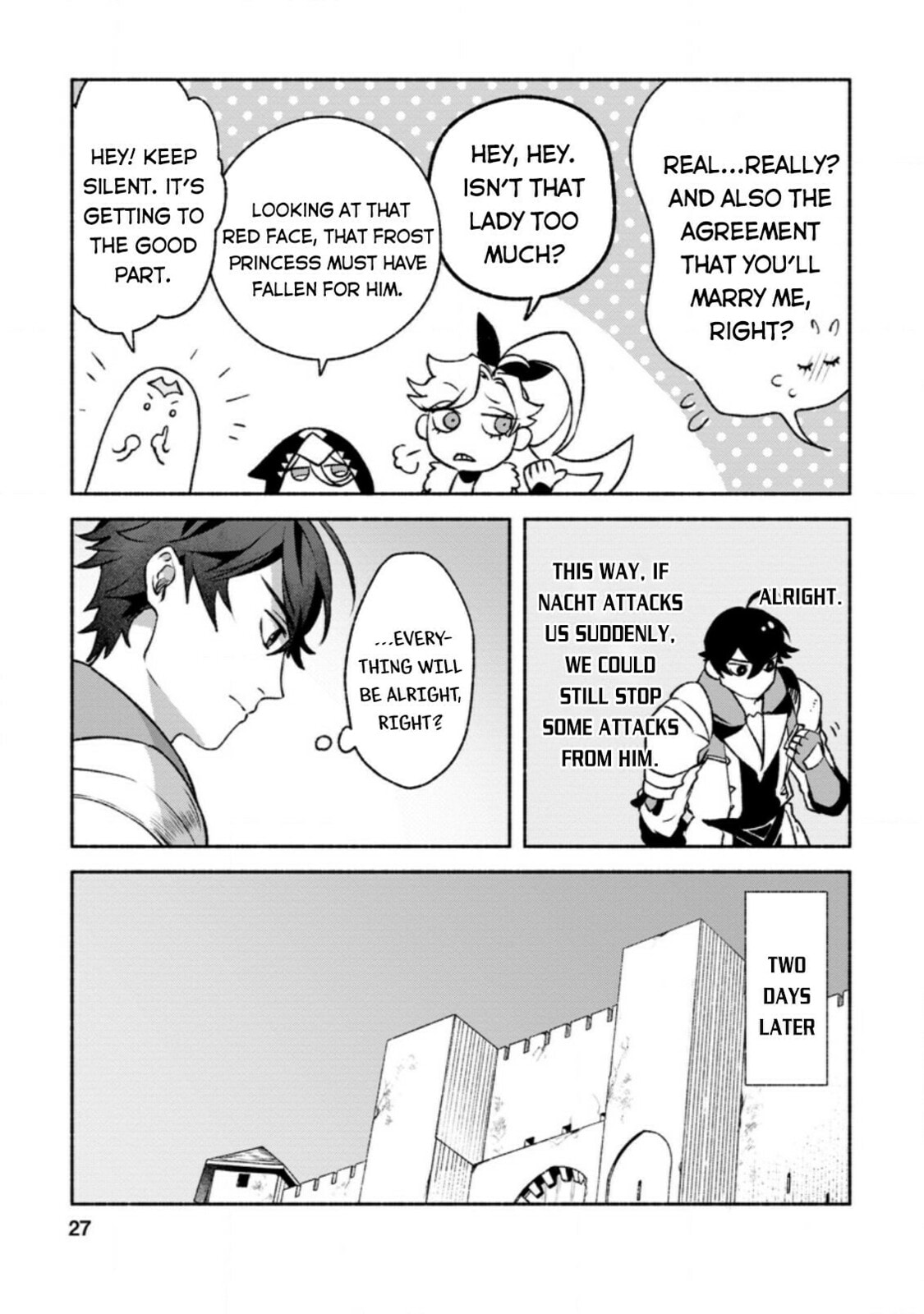 Sono Monban, Saikyou Nitsuki: Tsuihou Sareta Bougyo Ryoku 9999 no Senshi, Outo no Monban Toshite Musou Suru – Chapter 11 page 25