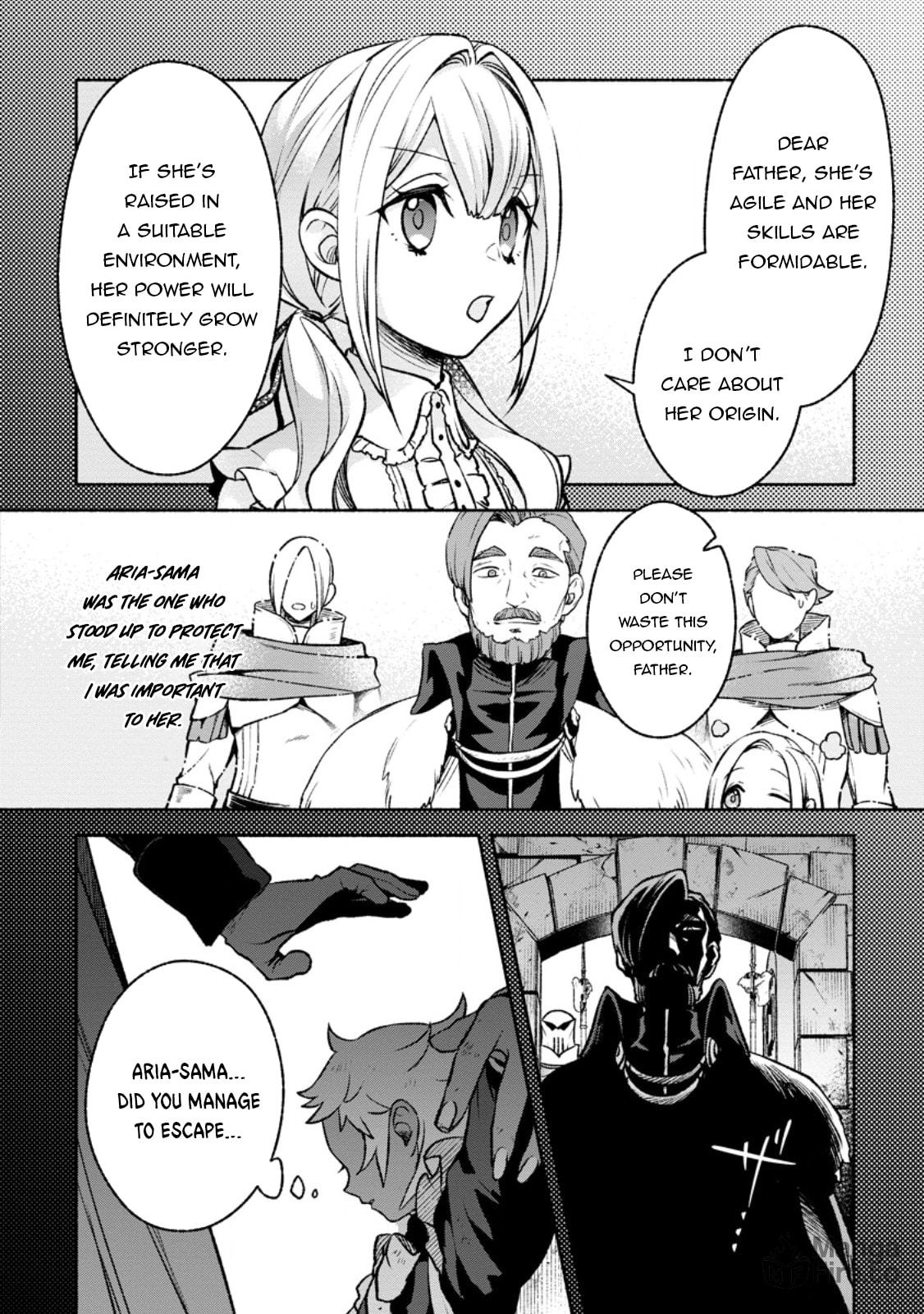 Sono Monban, Saikyou Nitsuki: Tsuihou Sareta Bougyo Ryoku 9999 no Senshi, Outo no Monban Toshite Musou Suru – Chapter 31 page 4