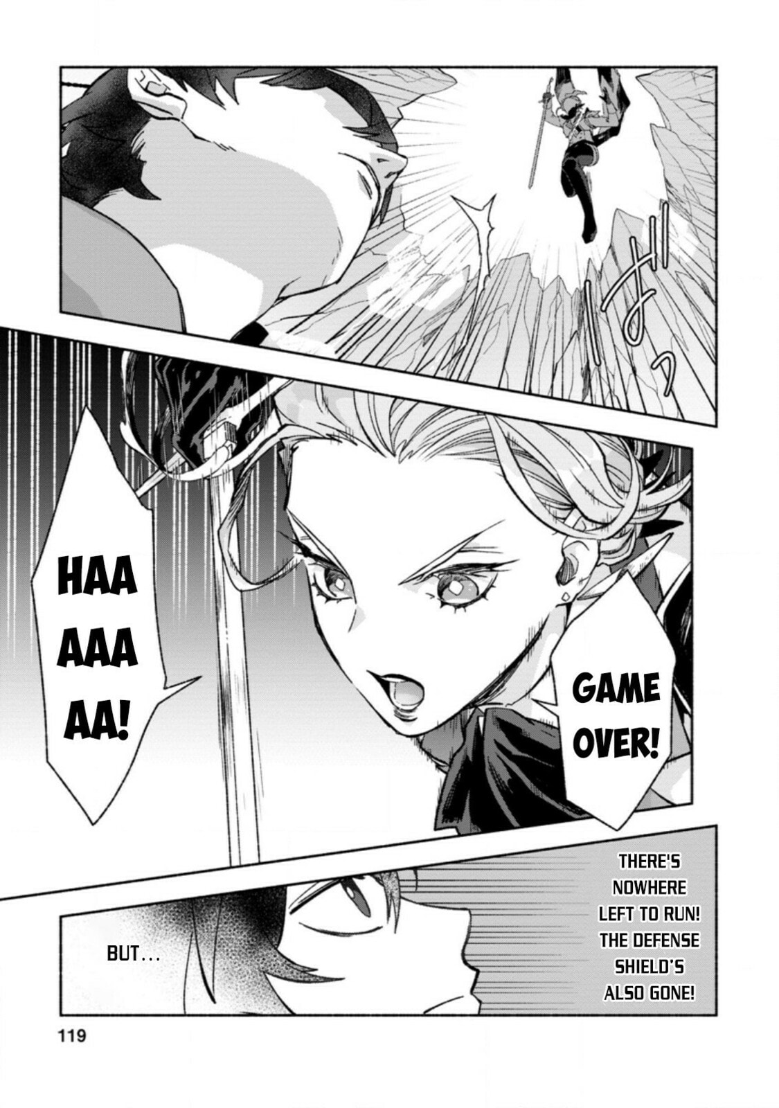 Sono Monban, Saikyou Nitsuki: Tsuihou Sareta Bougyo Ryoku 9999 no Senshi, Outo no Monban Toshite Musou Suru – Chapter 9 page 21