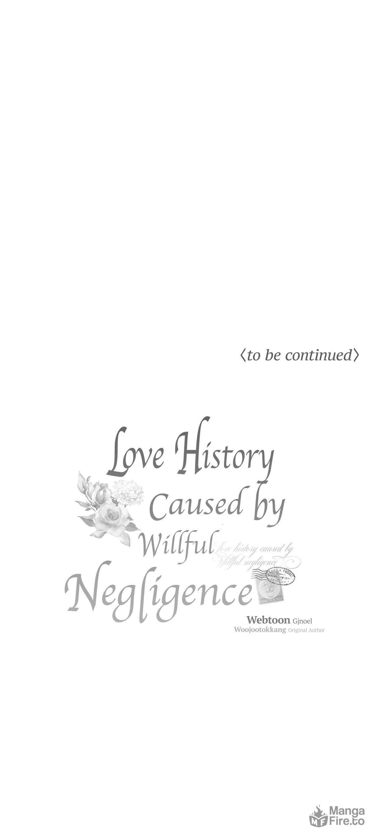 Love History Caused by Willful Negligence – Chapter 30 page 74