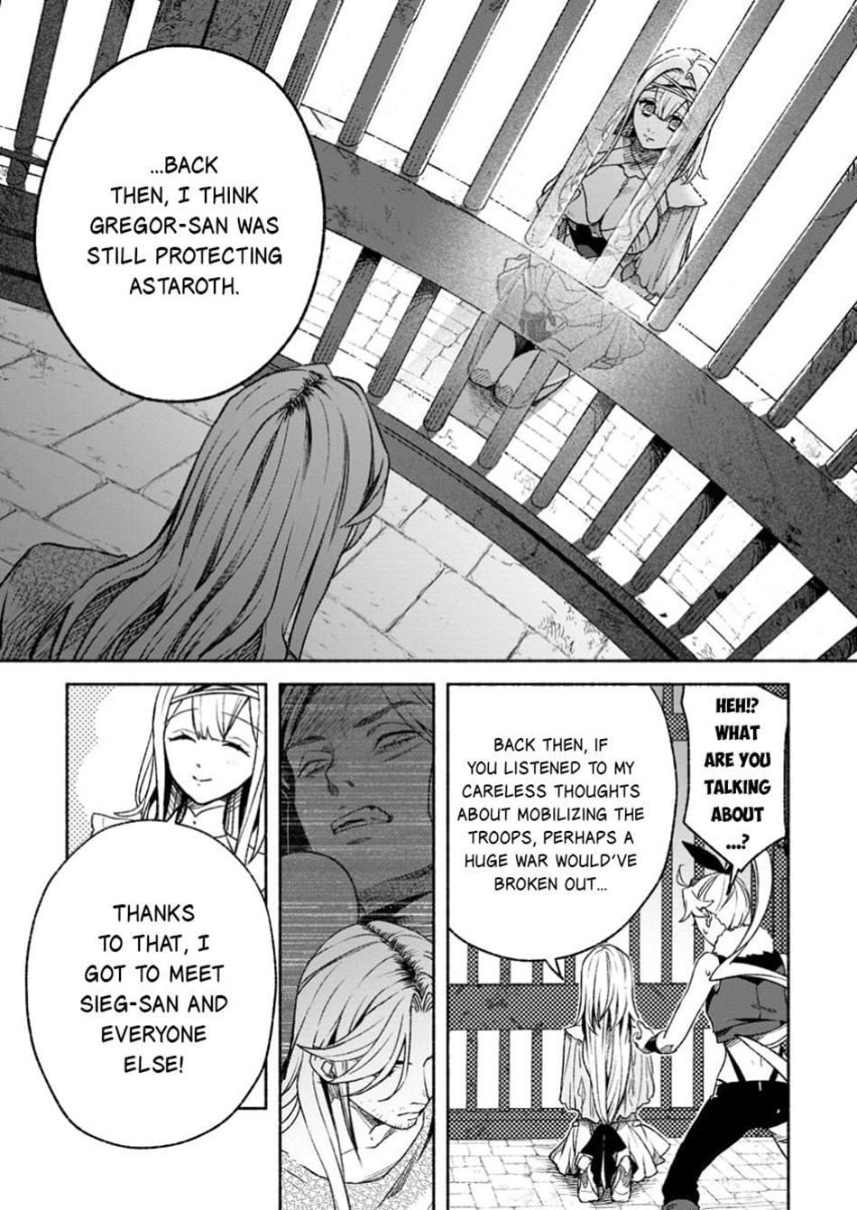 Sono Monban, Saikyou Nitsuki: Tsuihou Sareta Bougyo Ryoku 9999 no Senshi, Outo no Monban Toshite Musou Suru – Chapter 35 page 21