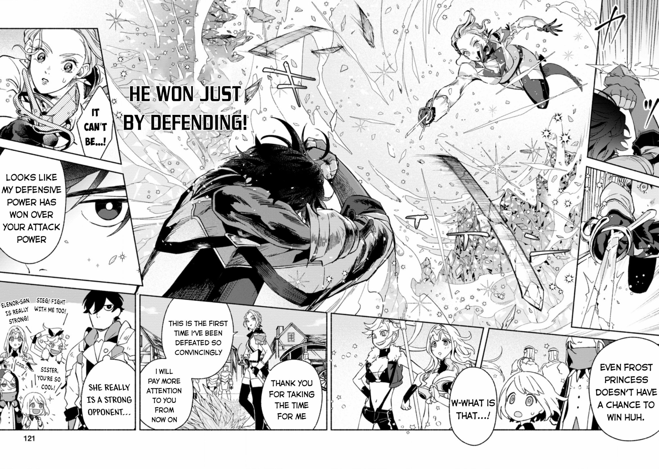 Sono Monban, Saikyou Nitsuki: Tsuihou Sareta Bougyo Ryoku 9999 no Senshi, Outo no Monban Toshite Musou Suru – Chapter 9 page 22