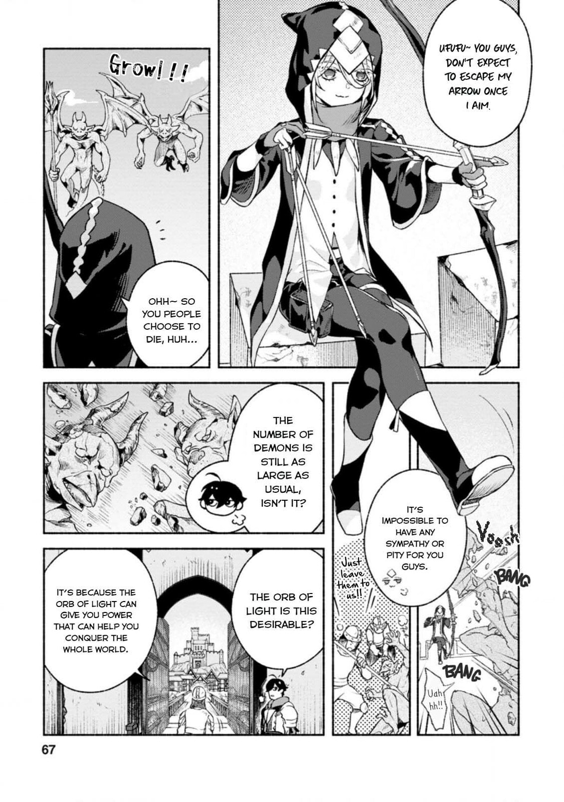 Sono Monban, Saikyou Nitsuki: Tsuihou Sareta Bougyo Ryoku 9999 no Senshi, Outo no Monban Toshite Musou Suru – Chapter 13 page 3