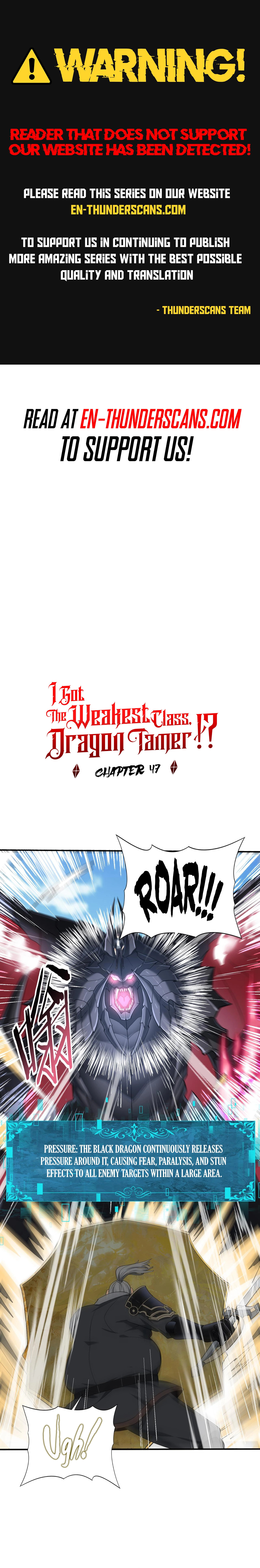 I Got the Weakest Class, Dragon Tamer!? – Chapter 47 page 0