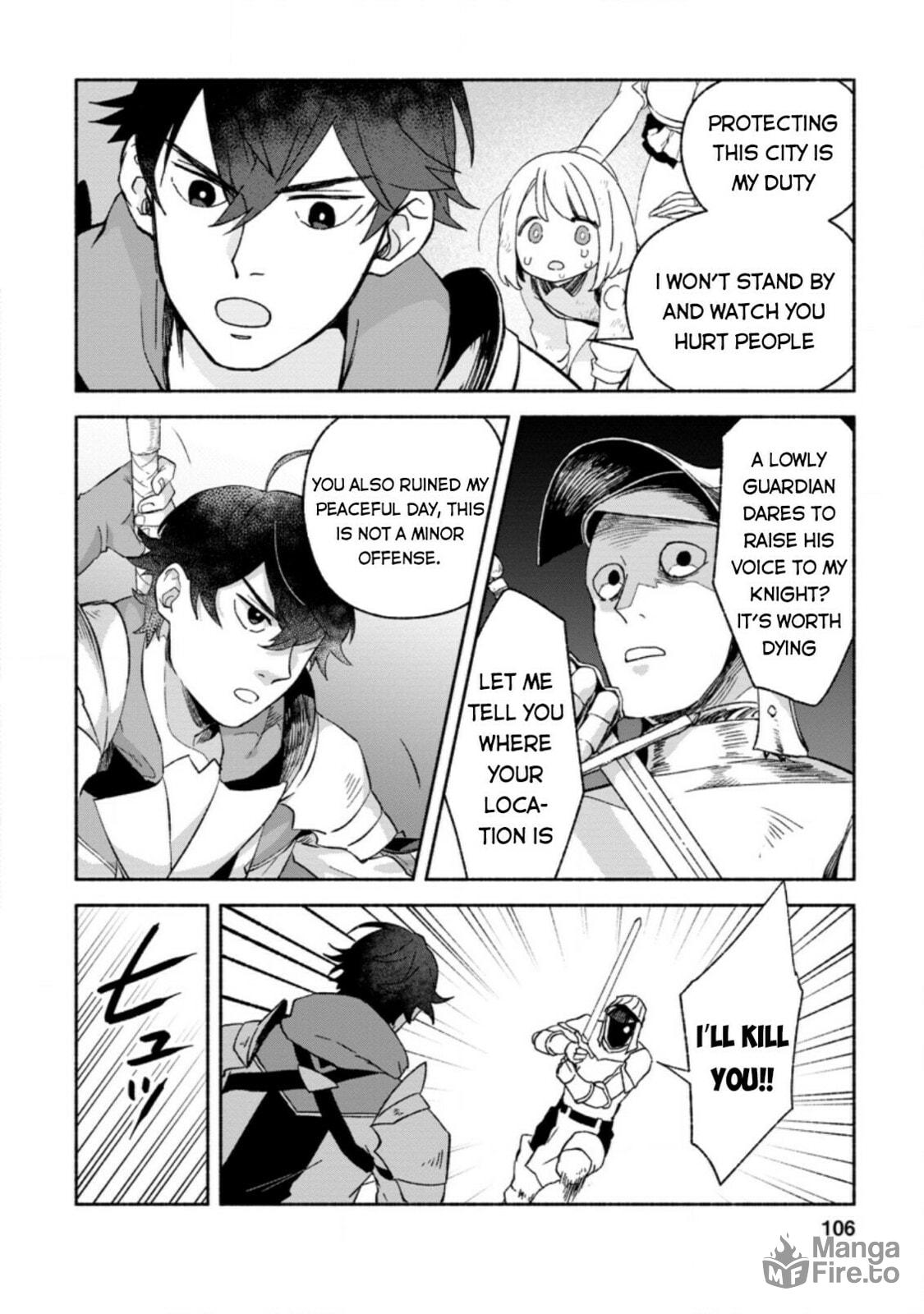 Sono Monban, Saikyou Nitsuki: Tsuihou Sareta Bougyo Ryoku 9999 no Senshi, Outo no Monban Toshite Musou Suru – Chapter 9 page 8
