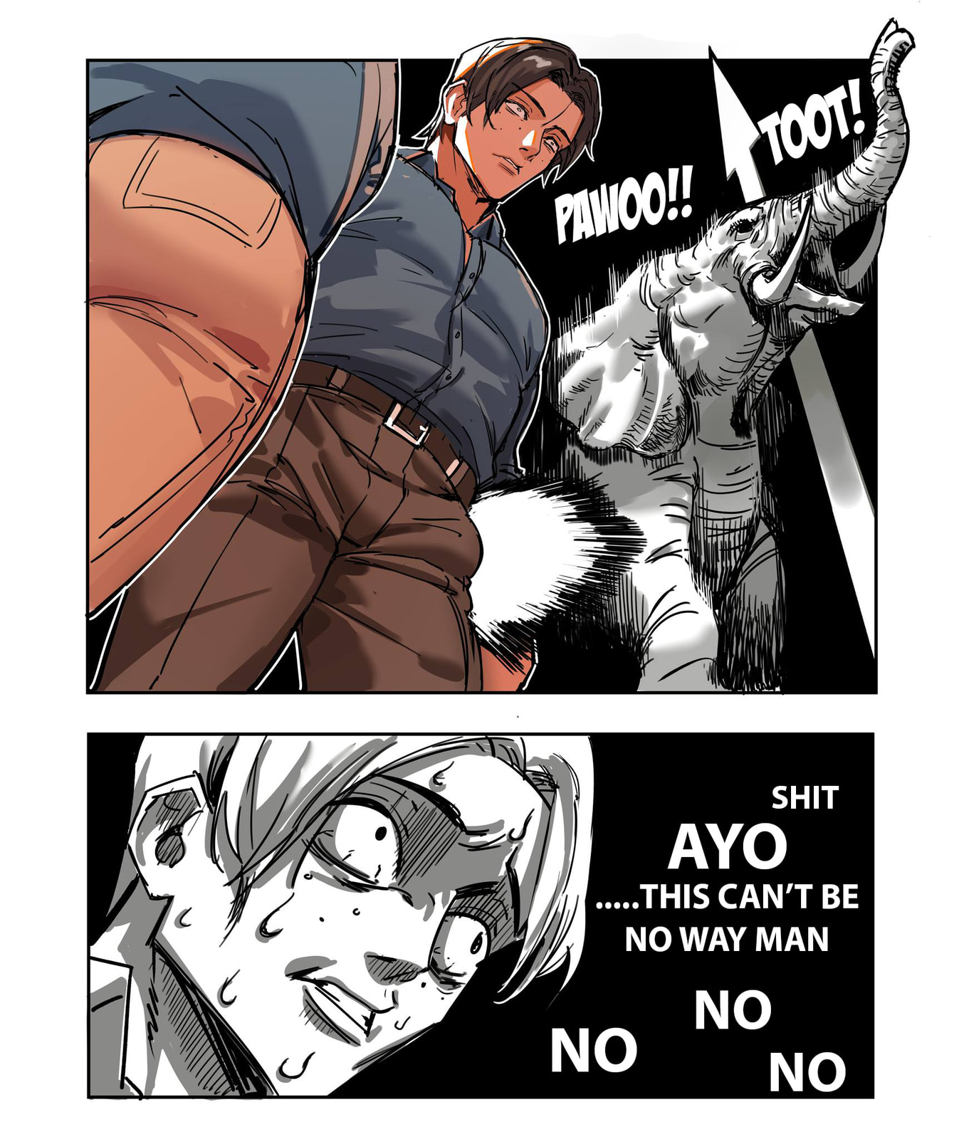 A Stripeless Tiger Is Now A Gal! (Colored) – Chapter 2 page 7