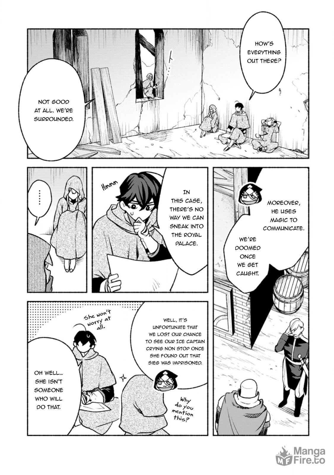 Sono Monban, Saikyou Nitsuki: Tsuihou Sareta Bougyo Ryoku 9999 no Senshi, Outo no Monban Toshite Musou Suru – Chapter 29 page 2