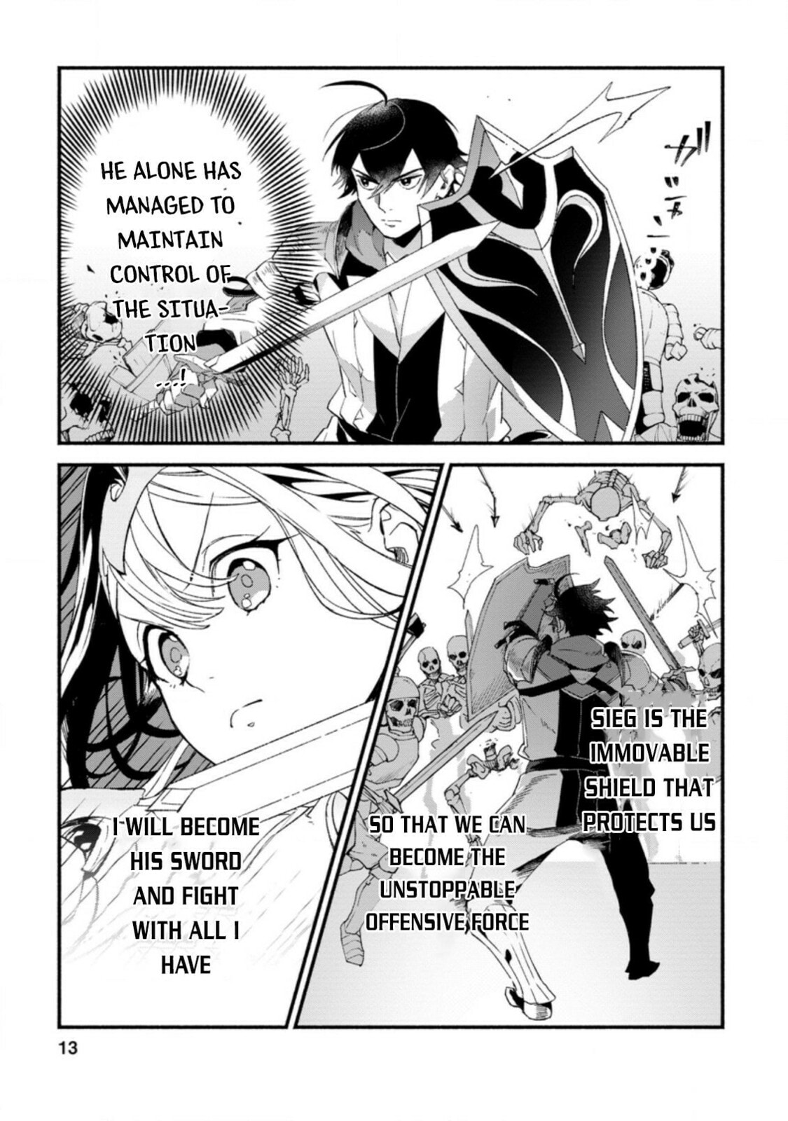 Sono Monban, Saikyou Nitsuki: Tsuihou Sareta Bougyo Ryoku 9999 no Senshi, Outo no Monban Toshite Musou Suru – Chapter 6 page 10