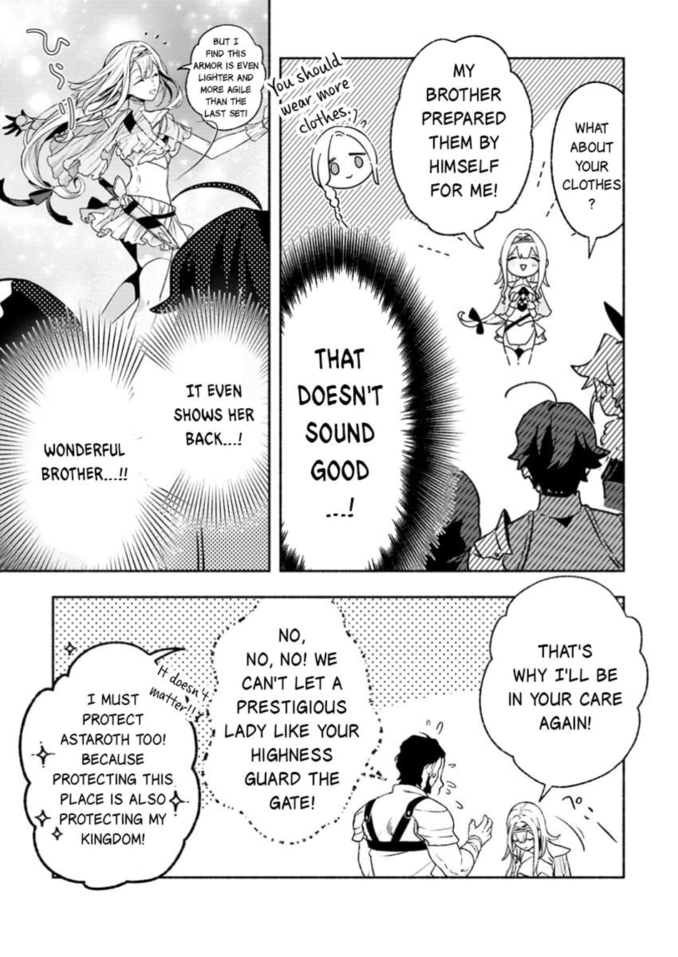 Sono Monban, Saikyou Nitsuki: Tsuihou Sareta Bougyo Ryoku 9999 no Senshi, Outo no Monban Toshite Musou Suru – Chapter 35 page 7
