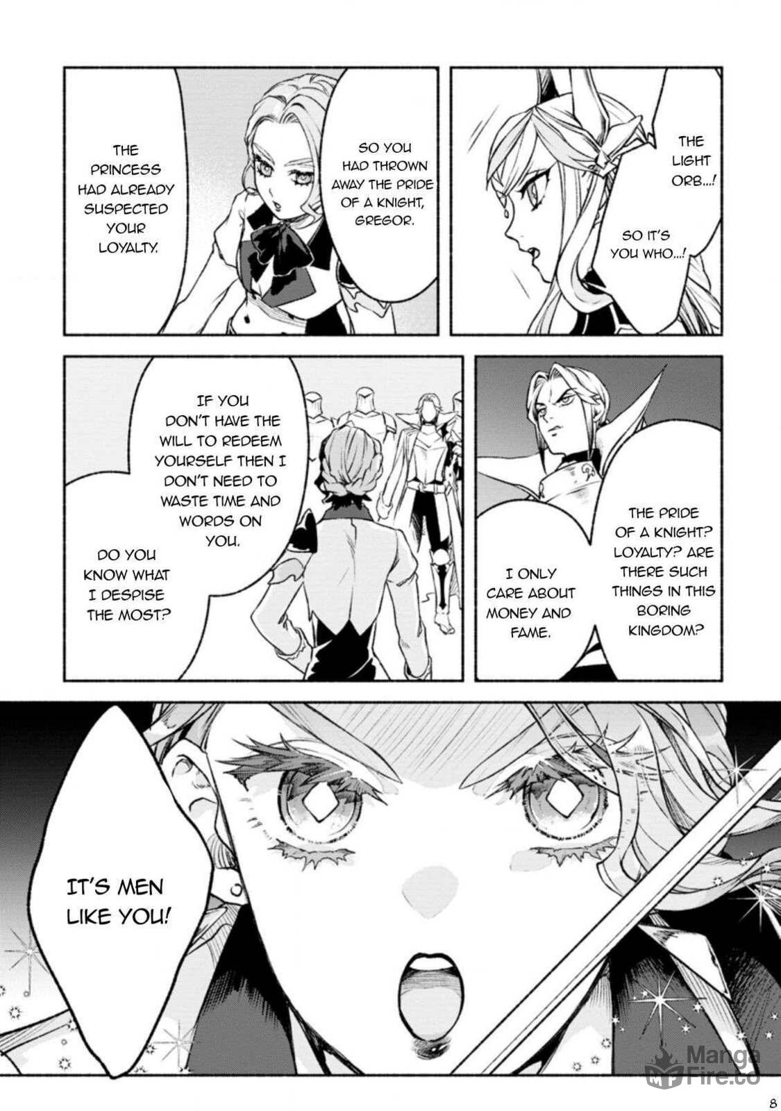 Sono Monban, Saikyou Nitsuki: Tsuihou Sareta Bougyo Ryoku 9999 no Senshi, Outo no Monban Toshite Musou Suru – Chapter 19 page 8