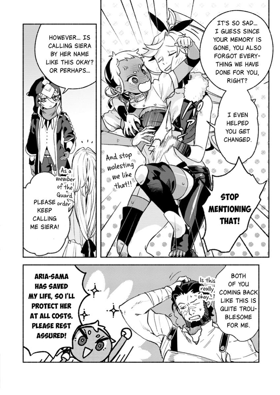 Sono Monban, Saikyou Nitsuki: Tsuihou Sareta Bougyo Ryoku 9999 no Senshi, Outo no Monban Toshite Musou Suru – Chapter 35 page 10