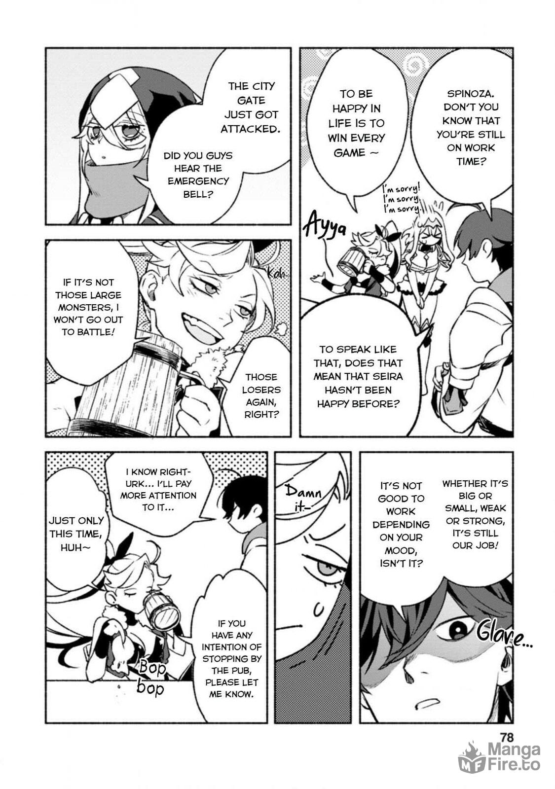 Sono Monban, Saikyou Nitsuki: Tsuihou Sareta Bougyo Ryoku 9999 no Senshi, Outo no Monban Toshite Musou Suru – Chapter 13 page 14