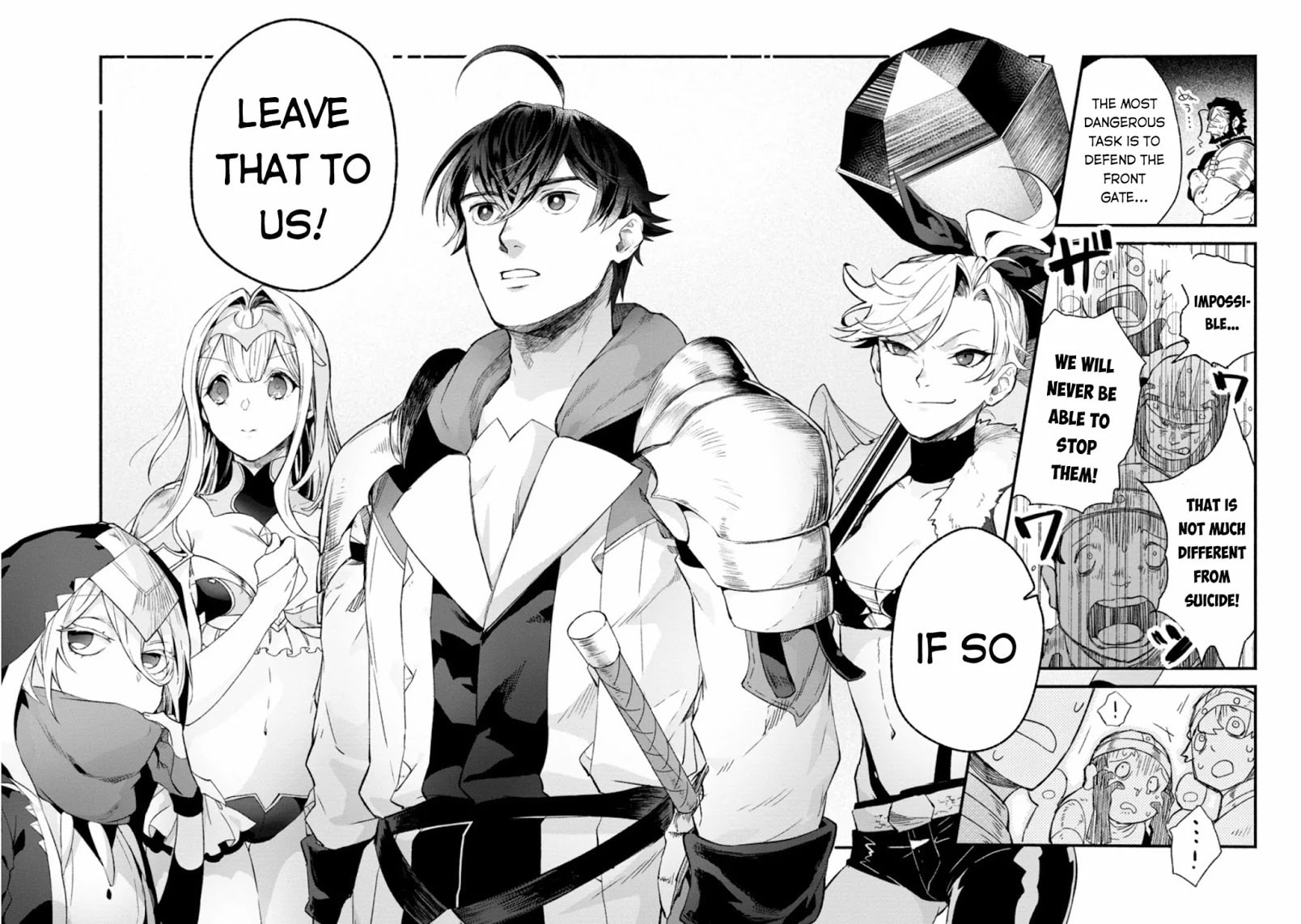 Sono Monban, Saikyou Nitsuki: Tsuihou Sareta Bougyo Ryoku 9999 no Senshi, Outo no Monban Toshite Musou Suru – Chapter 5 page 26