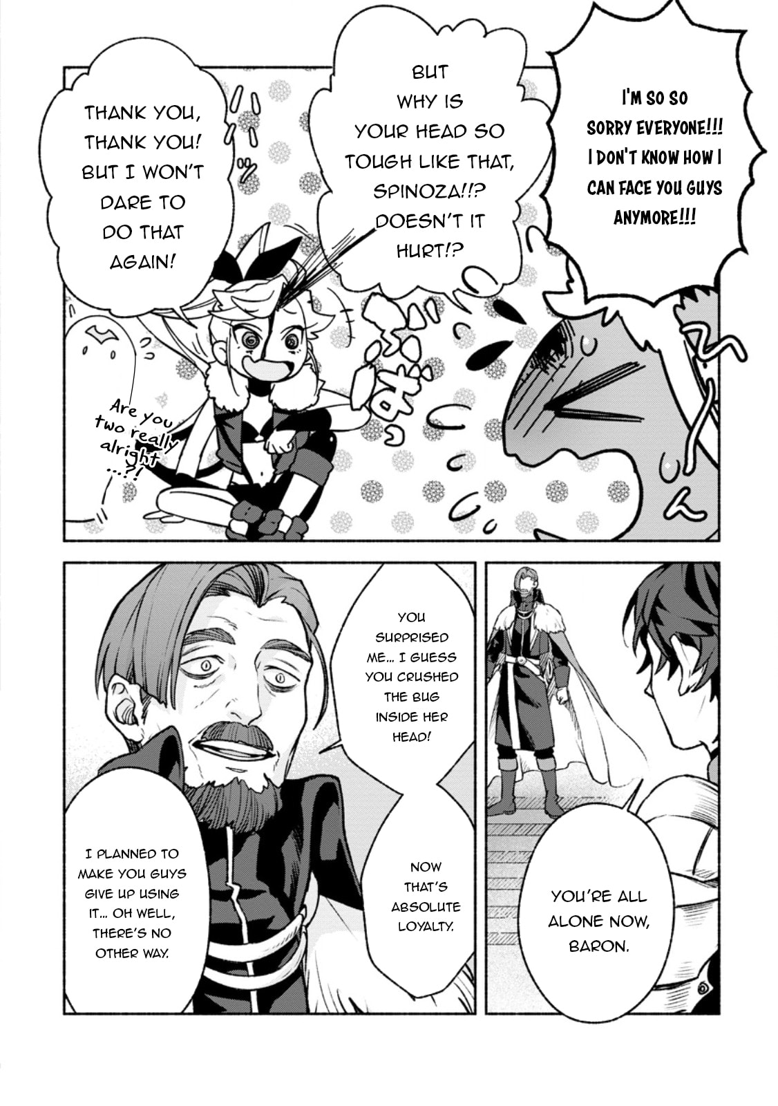 Sono Monban, Saikyou Nitsuki: Tsuihou Sareta Bougyo Ryoku 9999 no Senshi, Outo no Monban Toshite Musou Suru – Chapter 31 page 10