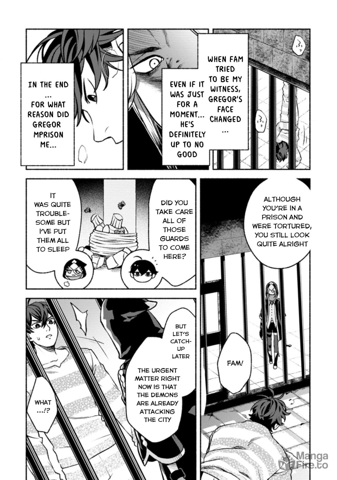Sono Monban, Saikyou Nitsuki: Tsuihou Sareta Bougyo Ryoku 9999 no Senshi, Outo no Monban Toshite Musou Suru – Chapter 18 page 23
