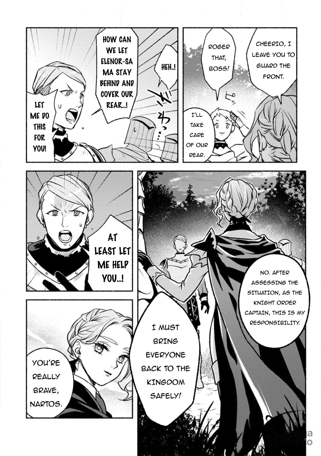 Sono Monban, Saikyou Nitsuki: Tsuihou Sareta Bougyo Ryoku 9999 no Senshi, Outo no Monban Toshite Musou Suru – Chapter 24 page 8