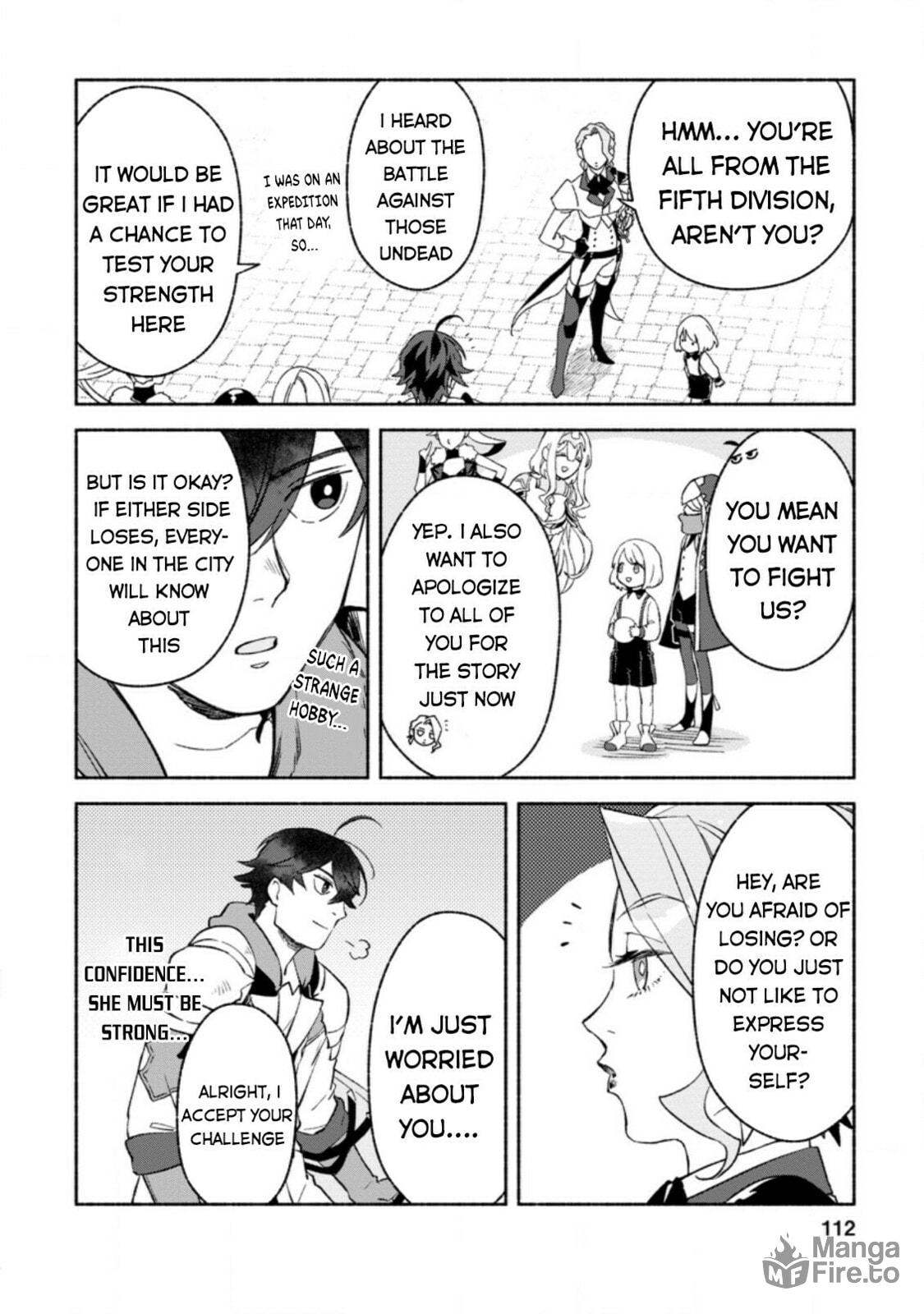 Sono Monban, Saikyou Nitsuki: Tsuihou Sareta Bougyo Ryoku 9999 no Senshi, Outo no Monban Toshite Musou Suru – Chapter 9 page 14