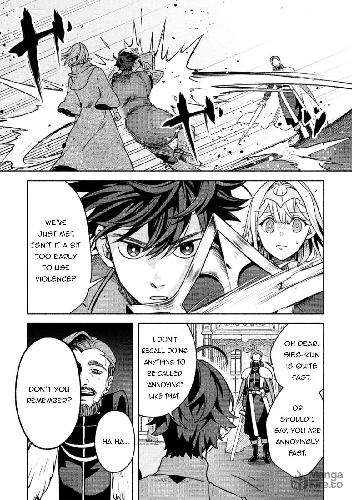 Sono Monban, Saikyou Nitsuki: Tsuihou Sareta Bougyo Ryoku 9999 no Senshi, Outo no Monban Toshite Musou Suru – Chapter 29 page 17