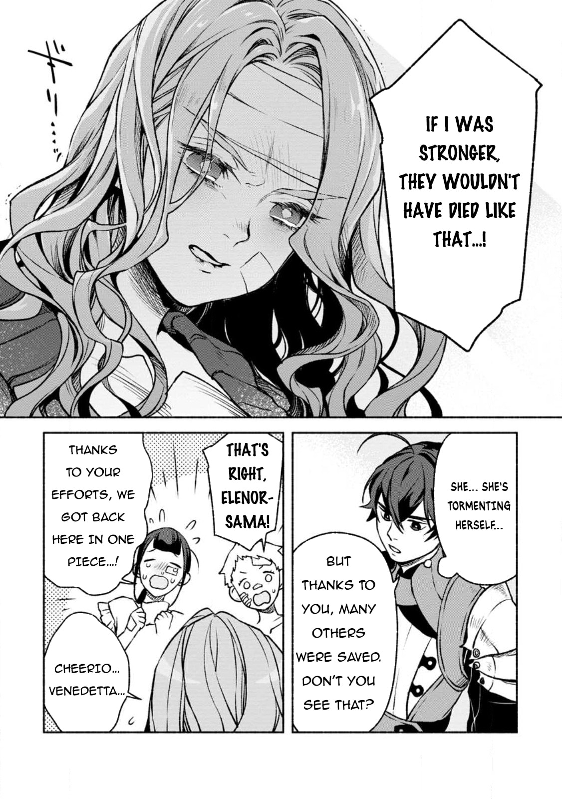 Sono Monban, Saikyou Nitsuki: Tsuihou Sareta Bougyo Ryoku 9999 no Senshi, Outo no Monban Toshite Musou Suru – Chapter 24 page 15