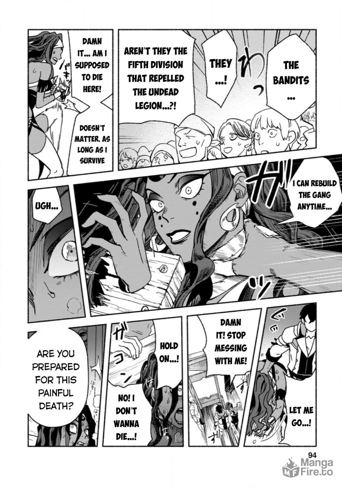 Sono Monban, Saikyou Nitsuki: Tsuihou Sareta Bougyo Ryoku 9999 no Senshi, Outo no Monban Toshite Musou Suru – Chapter 8 page 32