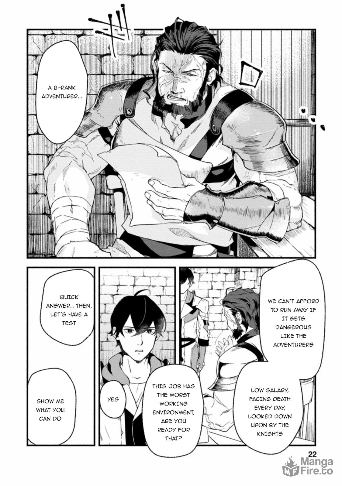 Sono Monban, Saikyou Nitsuki: Tsuihou Sareta Bougyo Ryoku 9999 no Senshi, Outo no Monban Toshite Musou Suru – Chapter 1 page 20