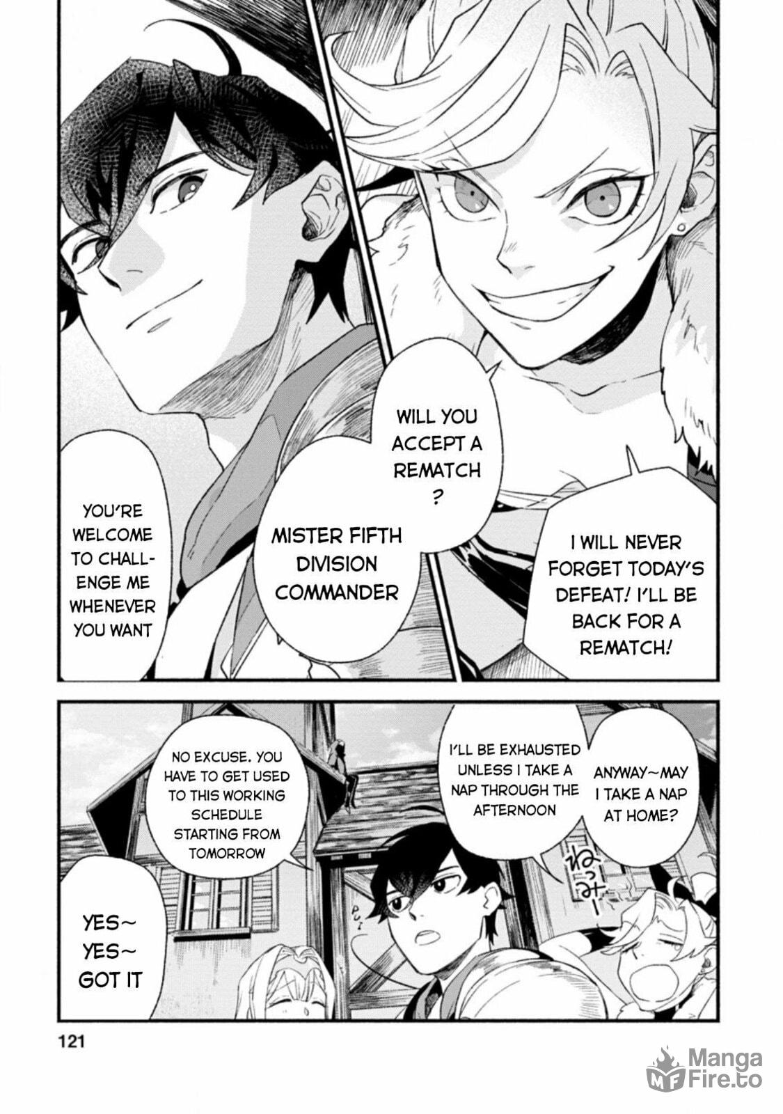 Sono Monban, Saikyou Nitsuki: Tsuihou Sareta Bougyo Ryoku 9999 no Senshi, Outo no Monban Toshite Musou Suru – Chapter 4 page 29