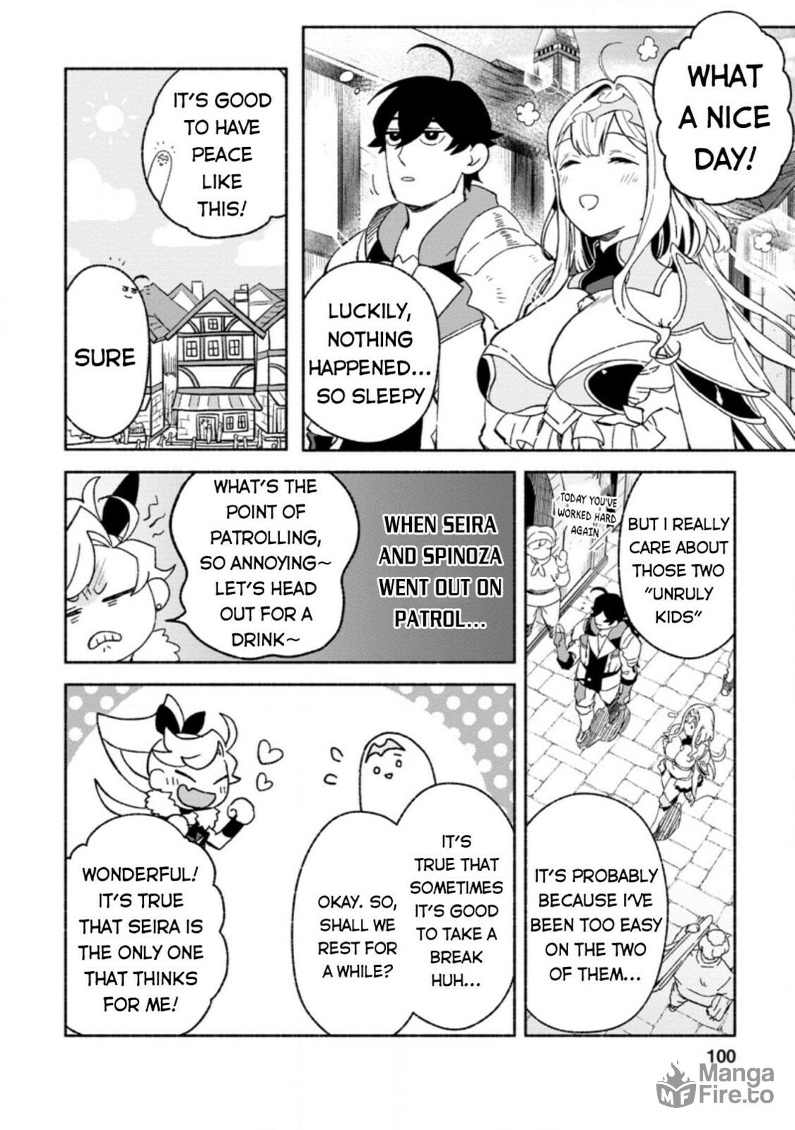 Sono Monban, Saikyou Nitsuki: Tsuihou Sareta Bougyo Ryoku 9999 no Senshi, Outo no Monban Toshite Musou Suru – Chapter 9 page 2