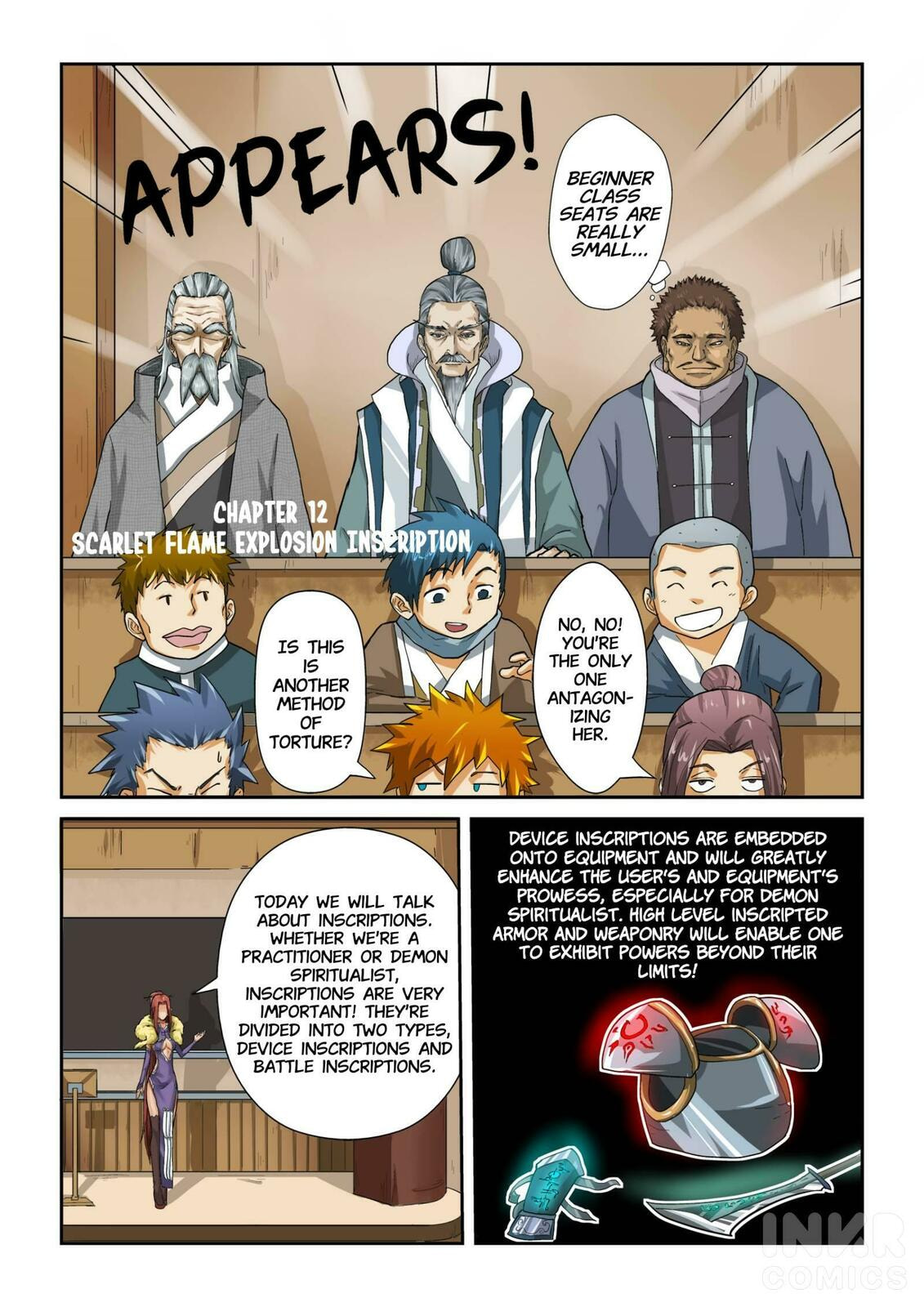 Scarlet Flame Explosion Inscription page 0