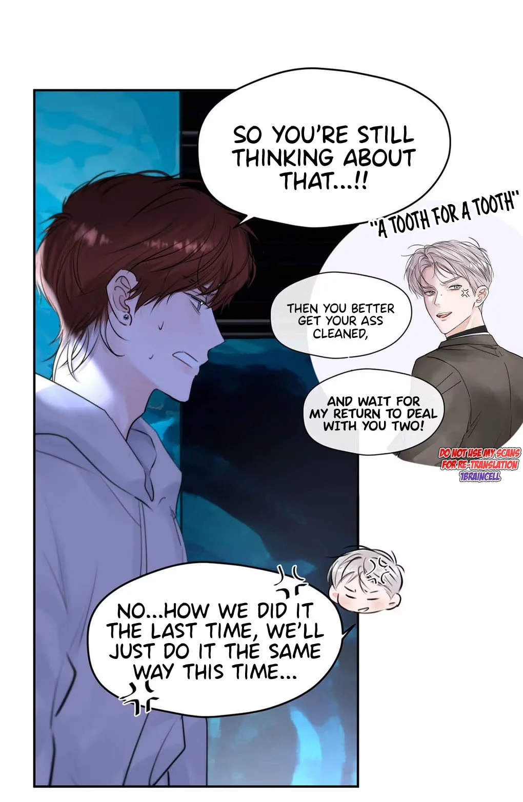 Who would’ve thought that you’d be into this. page 45