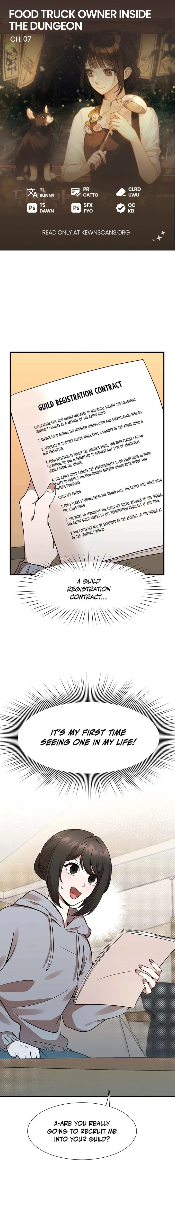 Food Truck Owner inside the Dungeon – Chapter 7 page 0