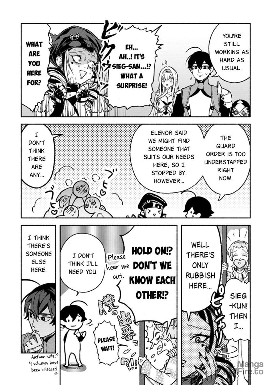 Sono Monban, Saikyou Nitsuki: Tsuihou Sareta Bougyo Ryoku 9999 no Senshi, Outo no Monban Toshite Musou Suru – Chapter 35 page 19