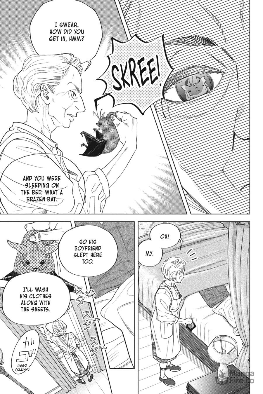 A NIGHTTIME GRAVEYARD, A GHOST APPEARS page 4