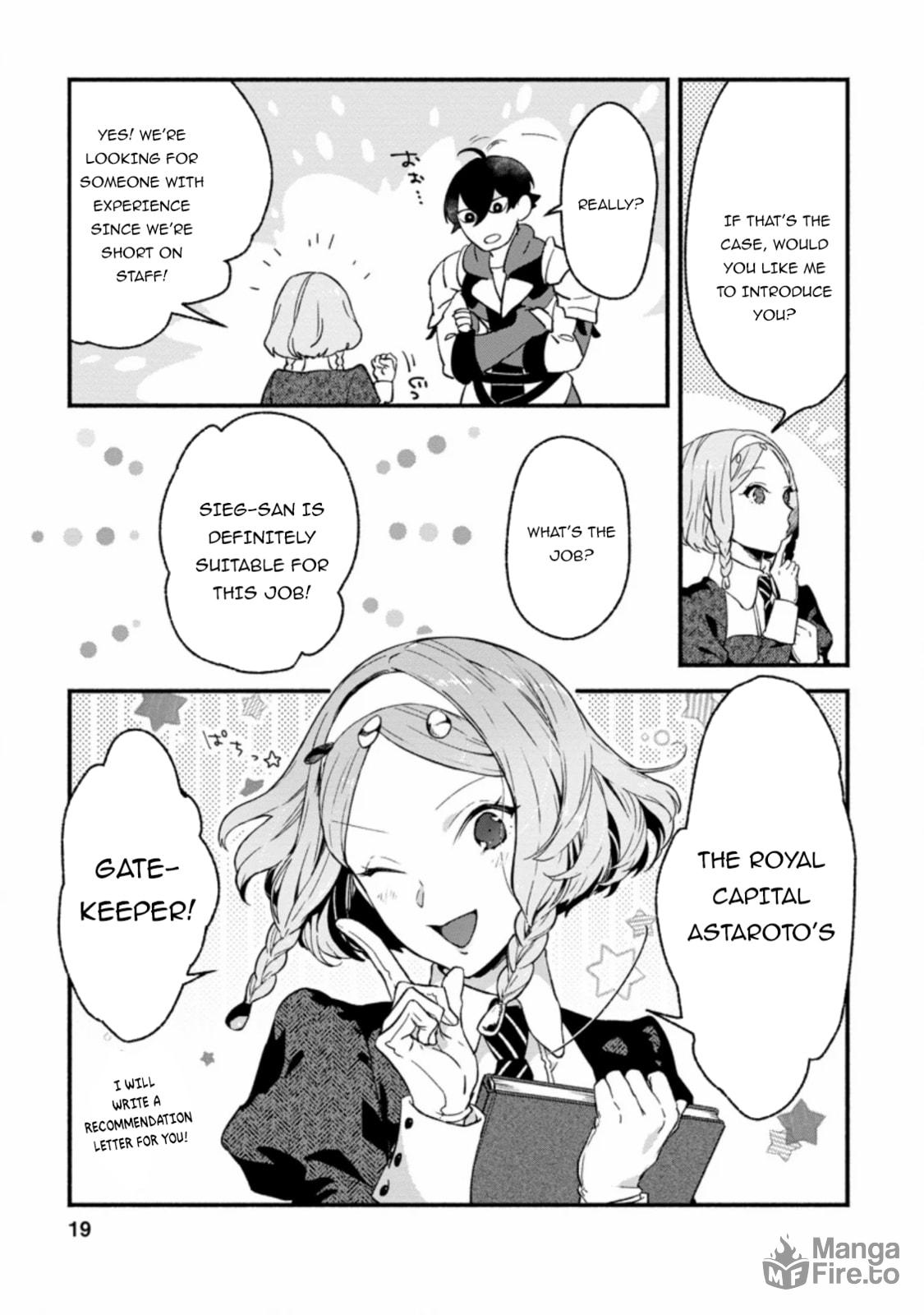 Sono Monban, Saikyou Nitsuki: Tsuihou Sareta Bougyo Ryoku 9999 no Senshi, Outo no Monban Toshite Musou Suru – Chapter 1 page 17