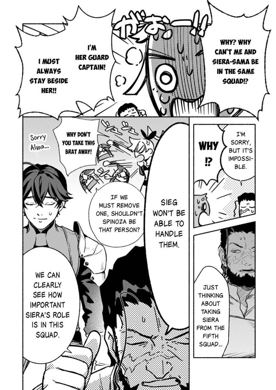 Sono Monban, Saikyou Nitsuki: Tsuihou Sareta Bougyo Ryoku 9999 no Senshi, Outo no Monban Toshite Musou Suru – Chapter 35 page 12