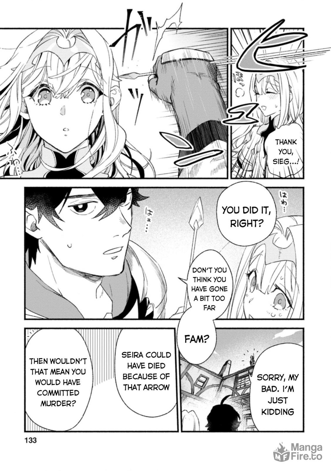 Sono Monban, Saikyou Nitsuki: Tsuihou Sareta Bougyo Ryoku 9999 no Senshi, Outo no Monban Toshite Musou Suru – Chapter 5 page 11